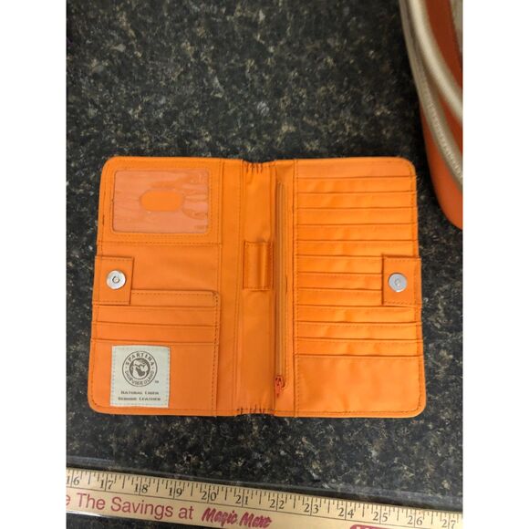 Spartina 449 Daufuskie Island Floral Shoulder Bag Leather Linen and Wallet - Picture 9 of 14